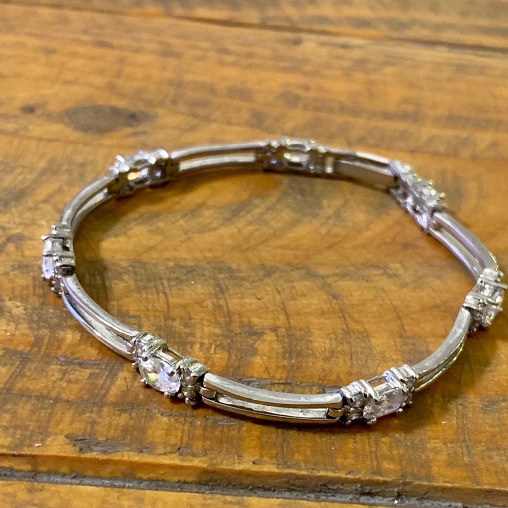 Sterling Silver 925 China Cubic Zirconia Bracelet